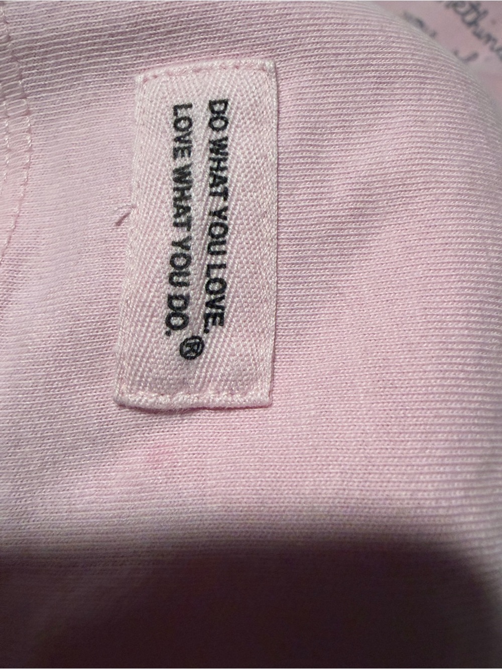 NWT: Life Is Good Pink V-Neck Tee with Floral Crown Cow - Picture 5 of 5